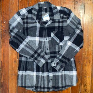 Eddie Bauer Boyfriend Flannel L Cinder